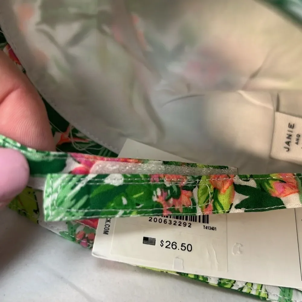 Janie and Jack 100049297 Baby Tropical Floral Bucket Hat size 0-3 months NWT